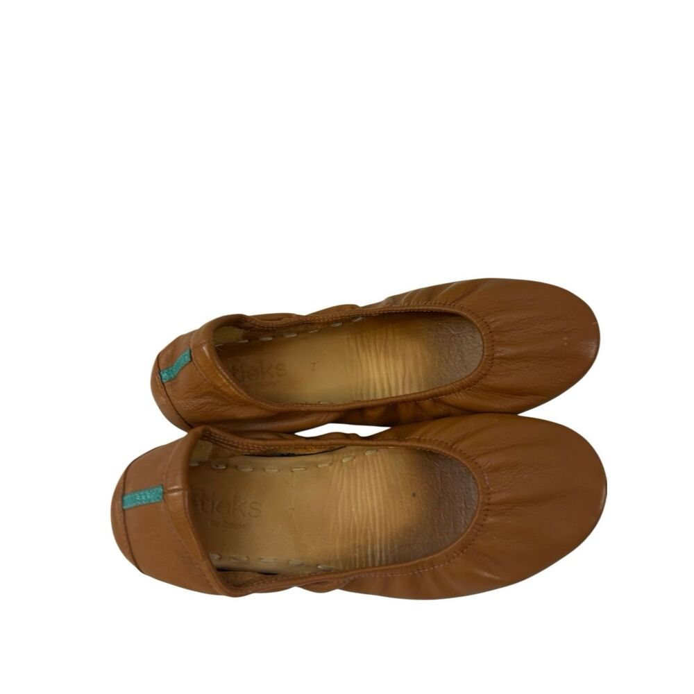 Tieks Gavriell size‎ 7 ballet flats shoes brown foldable comfort shoes